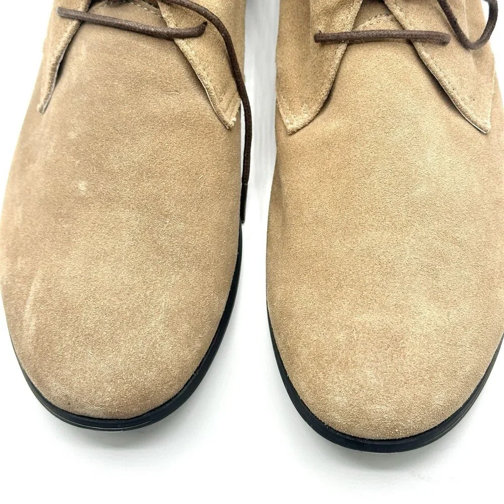BED STU Men’s Chukka Desert Boots Brown Suede Size 9 Shoes Lace Up